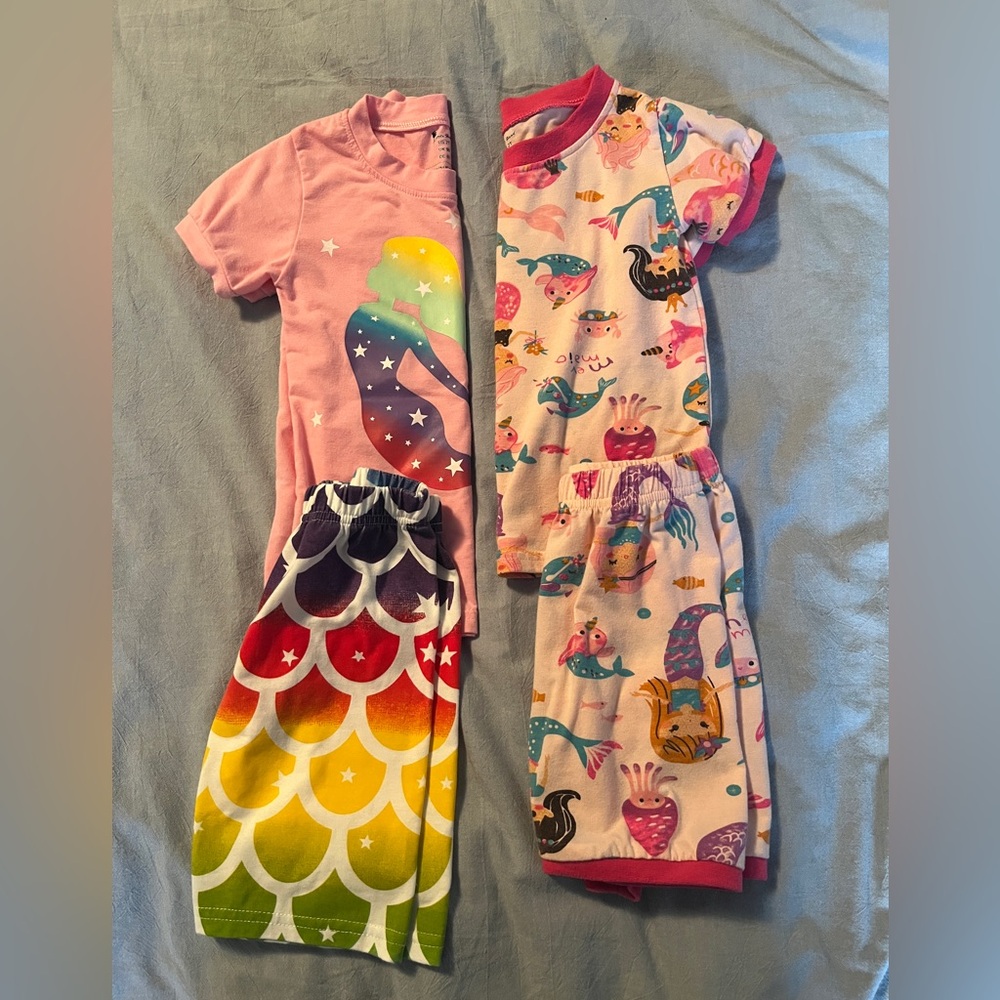 2 Pairs Girls 2T Pajamas